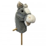 Hobby Horse with Wheel - Grey